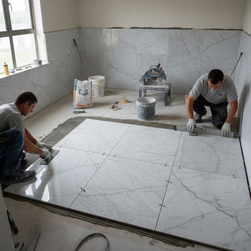 Terrazzo Flooring Installation