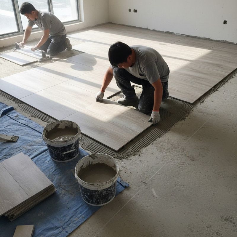 Slate Tile Floor Installation in Longmont, CO