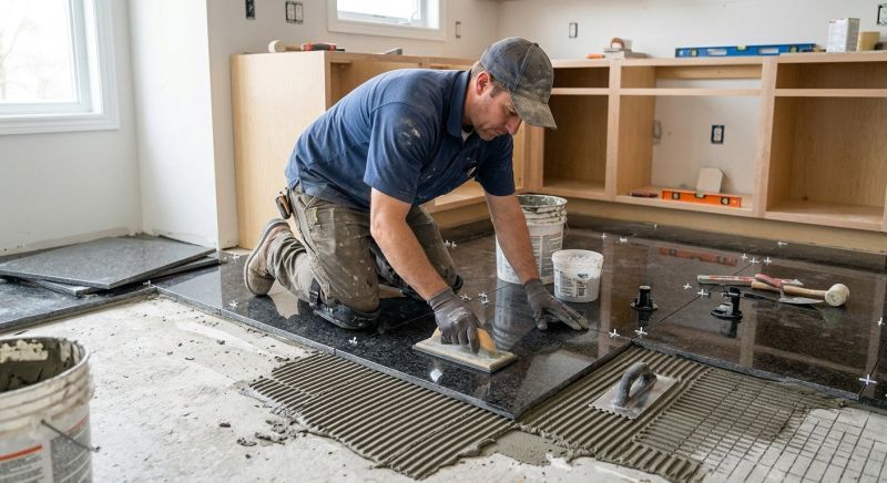 Terrazzo Flooring Installation in Olathe, KS